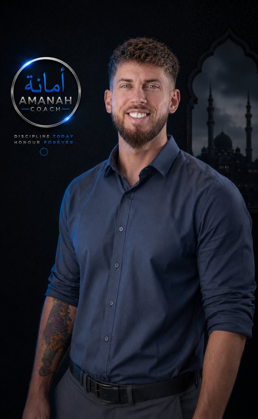 Jordan Moyer (Saifullah), founder of Amanah Coach